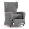 Armchair slipcovers Eysa JAZ Grey 90 x 120 x 85 cm