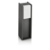 LEDlamp Philips Sobremuro/pie E27 230 V 14 W Anthracite Stainless steel Aluminium