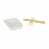 Sushi Set White Ceramic (12 Pieces) (12 Units)