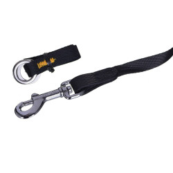 Dog Lead Flexi Glam Composition with Swarovski crystals 3 m Black S