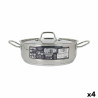 Casserole with lid Quttin Hotel Steel Ø 26 x 9 cm (4 Units)