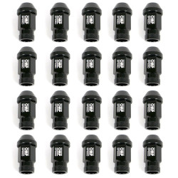 Set Nuts OMP 7075 Black 20 uds M14 x 1,25