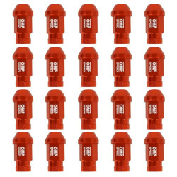 Set Nuts OMP 7075 Orange 20 uds M14 x 1,25