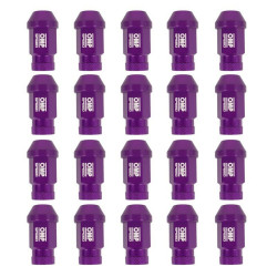 Set Nuts OMP 7075 Violet 20 uds M14 x 1,25