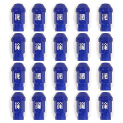 Set Nuts OMP 7075 40 mm M12 x 1,50 20 uds Blue