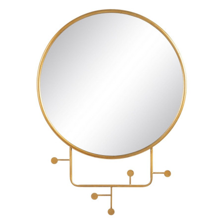 Wall mirror 76 x 6 x 104 cm Golden Metal