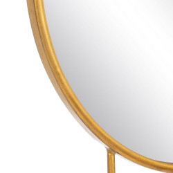 Wall mirror 76 x 6 x 104 cm Golden Metal