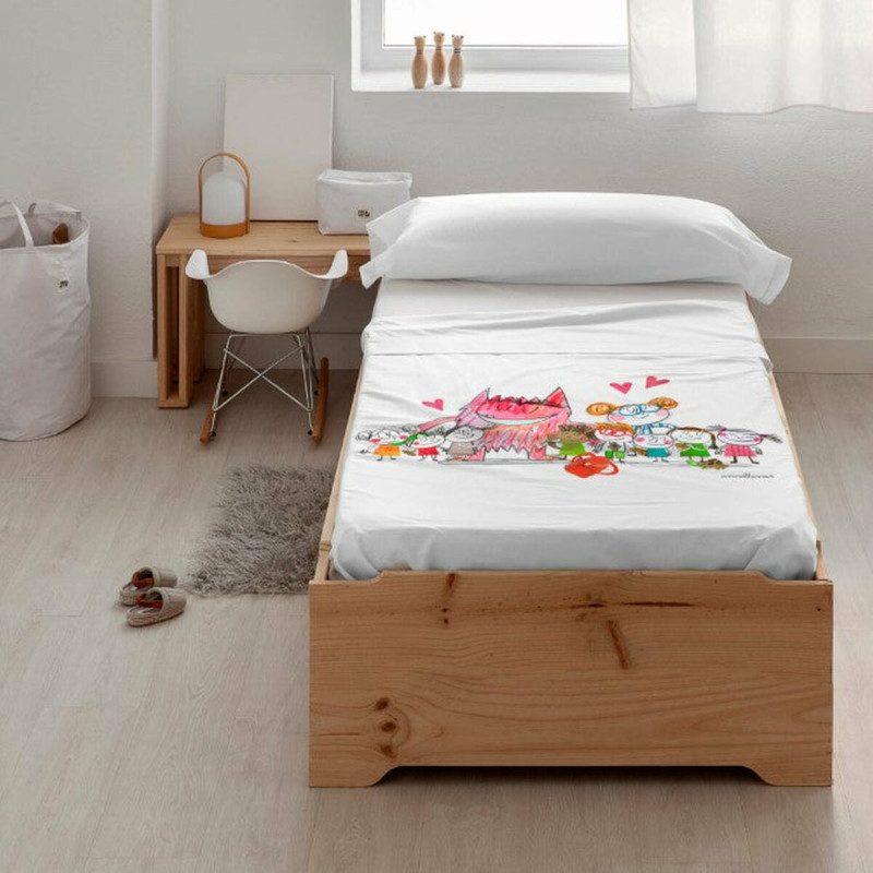 Bedding set Decolores Al Cole de Anna Llenas Multicolour 210 x 270 cm