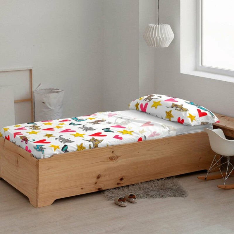 Bedding set Decolores Gatets de Anna Llenas Multicolour 210 x 270 cm