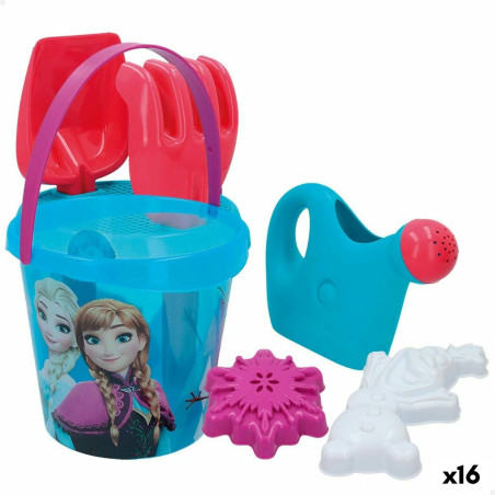 Beach toys set Frozen Ø 18 cm (16 Units)