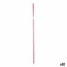 Broom handle 2,3 x 130 x 2,3 cm Pink Metal (12 Units)