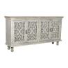 Sideboard Home ESPRIT Grey Mango wood Mirror 191 x 43 x 98 cm