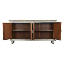 Sideboard Home ESPRIT Grey Mango wood Mirror 191 x 43 x 98 cm