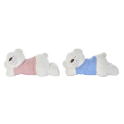 Teddy Bear DKD Home Decor 70 x 30 x 30 cm Blue Pink White Children's (2 Units)