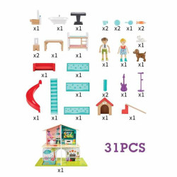 Doll's House Hape Rock & Slide 31 Pieces