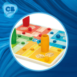 Parchís and Oca Board Colorbaby 25 x 1 x 25 cm (25 Pieces) (6 Units)