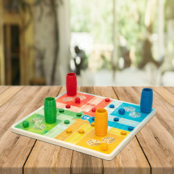 Parchís and Oca Board Colorbaby 25 x 1 x 25 cm (25 Pieces) (6 Units)