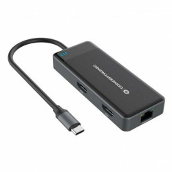 USB Hub Conceptronic DONN14G Black Grey 100 W (1 Unit)