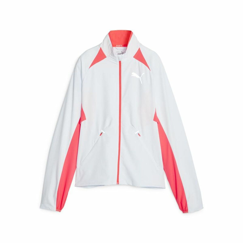 Women's Sports Jacket Puma Ultraweavecke White