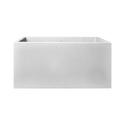 Plant pot Elho White 59 x 30 x 29 cm Plastic Rectangular Modern