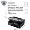 Portable Safe Box with Security Cable Master Lock Black Steel