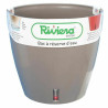 Plant pot Riviera Eva Taupe Circular Ø 46 cm