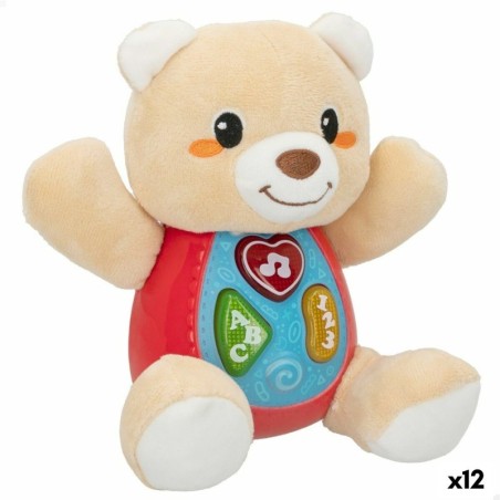 Soft toy with sounds Winfun Bear 16,5 x 18 x 11,5 cm (12 Units)