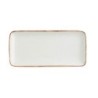 Serving Platter Ariane Terra Rectangular Ceramic Beige (36 x 16,5 cm) (6 Units)