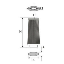 Air filter Green Filters G491609