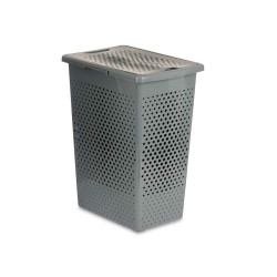 Laundry Basket Grey Plastic 38 L 27 x 49,5 x 38,5 cm (10 Units)