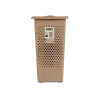 Laundry Basket Beige Plastic 38 L 27 x 49,5 x 38,5 cm (10 Units)