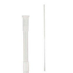 Extendable bar For shower White Aluminium 260 x 2,2 x 2,2 cm (18 Units)