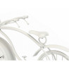 Table clock Bicycle White Metal 36 x 22 x 7 cm (4 Units)