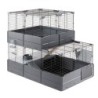 Cage Ferplast Multipla Double 107,5 x 72 x 96,5 cm Metal Plastic