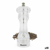 Pepper Mill Quttin Transparent 6,5 x 6,5 x 19 cm