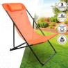 Reclining lounder Aktive Orange 53 x 87 x 78 cm (4 Units)