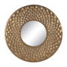 Wall mirror Golden Crystal Iron 81 x 3 x 81 cm