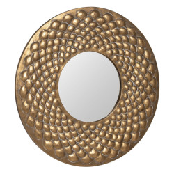 Wall mirror Golden Crystal Iron 81 x 3 x 81 cm