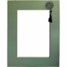 Wall mirror DKD Home Decor Fir Natural Red Metal Green Oriental MDF Wood (70 x 2 x 90 cm)