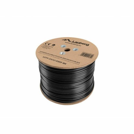 FTP Category 5e Rigid Network Cable Lanberg LCF5-21CU-0305-BK 305 m Black