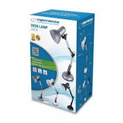 Desk lamp Esperanza ELD112S Silver Plastic 12 W