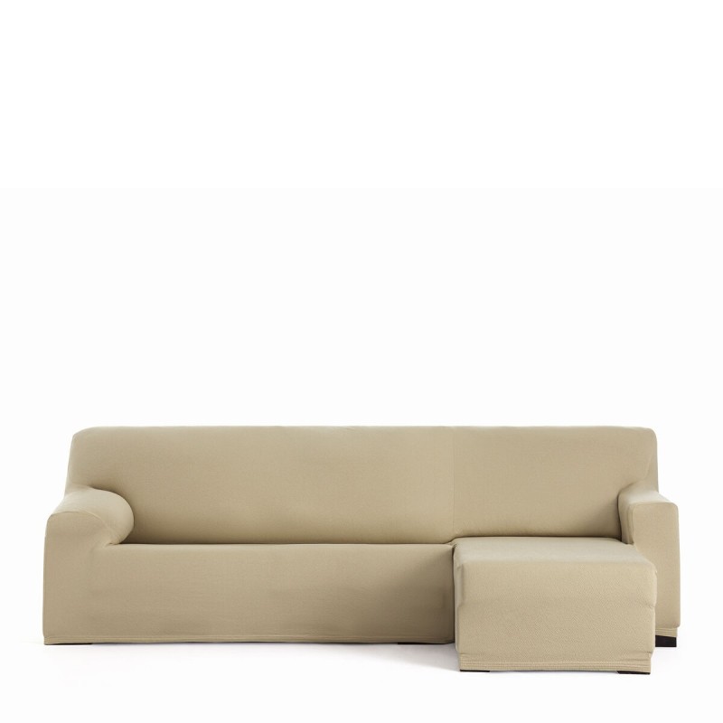 Right short arm chaise longue cover Eysa BRONX Beige 110 x 110 x 310 cm