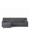 Right short arm chaise longue cover Eysa BRONX Dark grey 110 x 110 x 310 cm