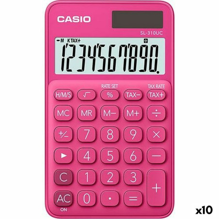 Calculator Casio SL-310UC Fuchsia (10Units)