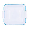 Serving Platter Pyrex Classic Squared Transparent Glass 25 x 22 x 6 cm (6 Units)