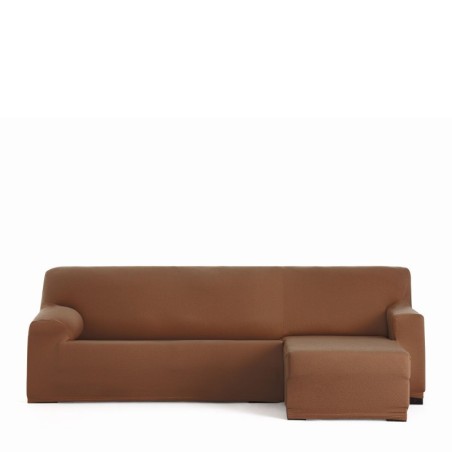 Right short arm chaise longue cover Eysa BRONX Brown 110 x 110 x 310 cm