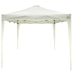 Gazebo Aktive 300 x 250 x 300 cm Cloth Steel White