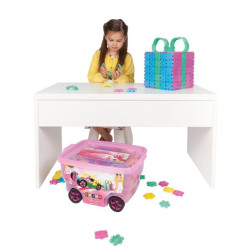 Construction set Clics ROLLERBOX GLITTER Multicolour 400 Pieces