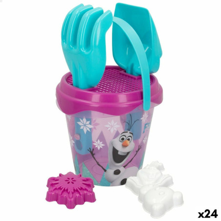 Beach toys set Frozen Olaf Ø 14 cm (24 Units)