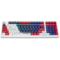 Keyboard A4 Tech A4TKLA47263 White Multicolour QWERTY